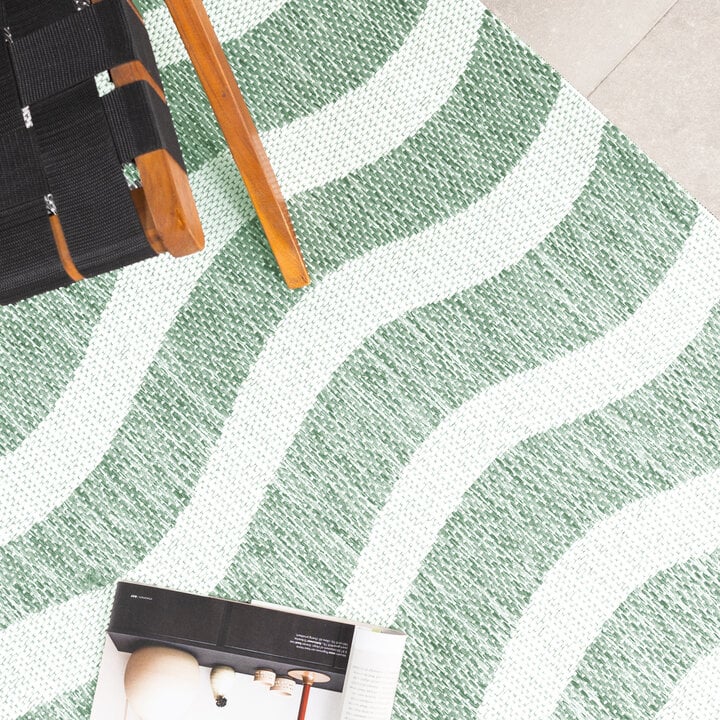 Dywan zewnętrzny - Summer Waves Zielony - 3