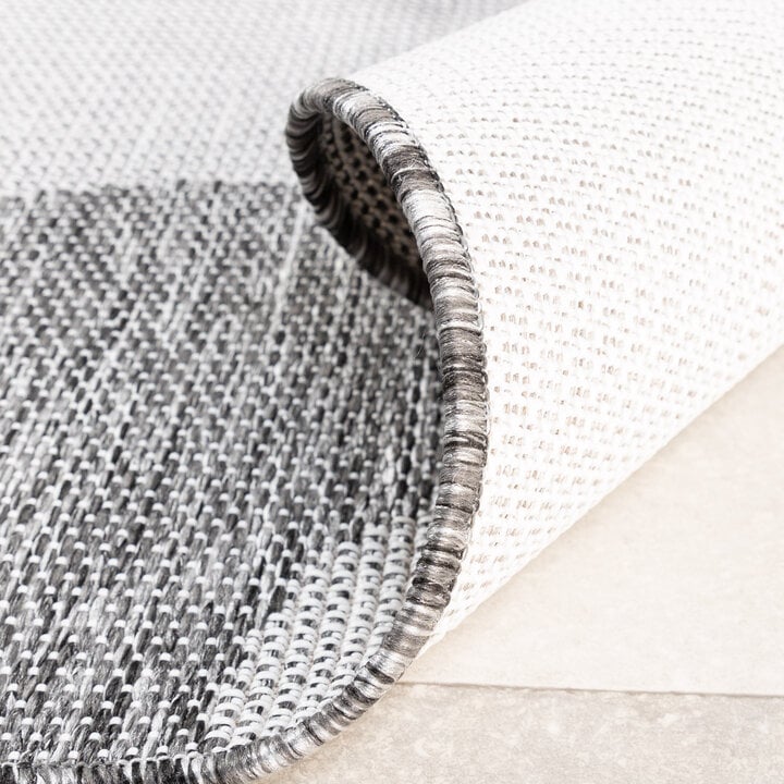 Dywan zewnętrzny - Summer Swirl Szary - 7