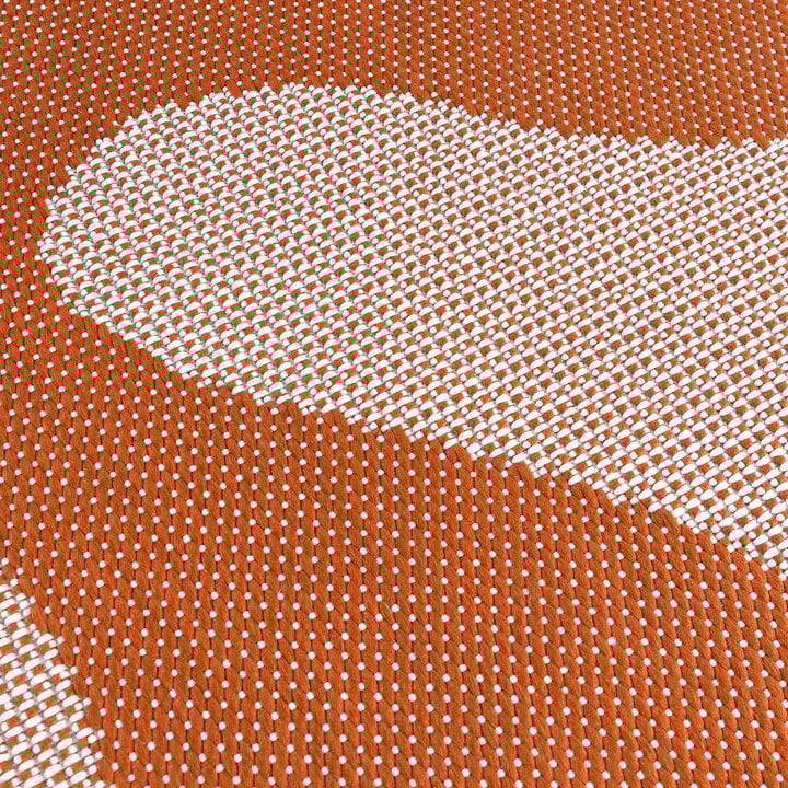 Dywan zewnętrzny - Summer Swirl Terakota - 4