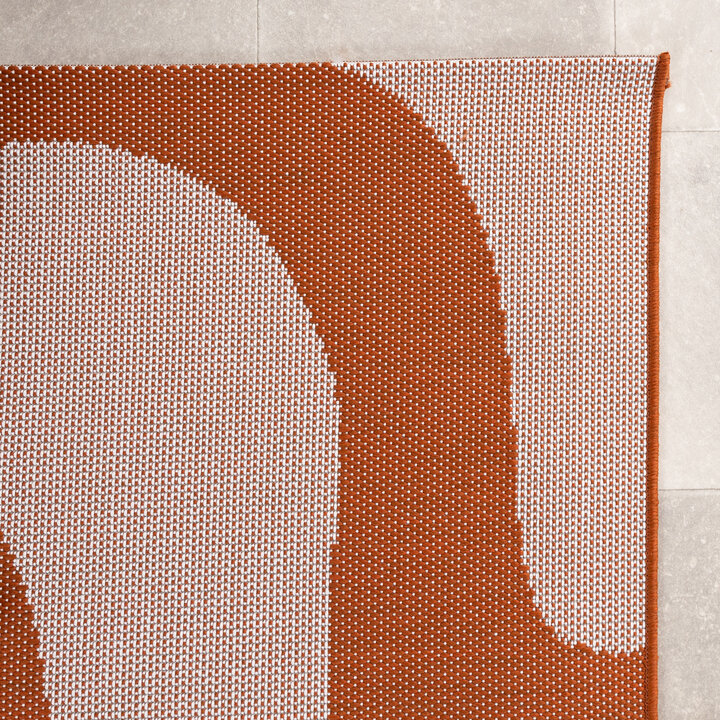 Dywan zewnętrzny - Summer Swirl Terakota - 5