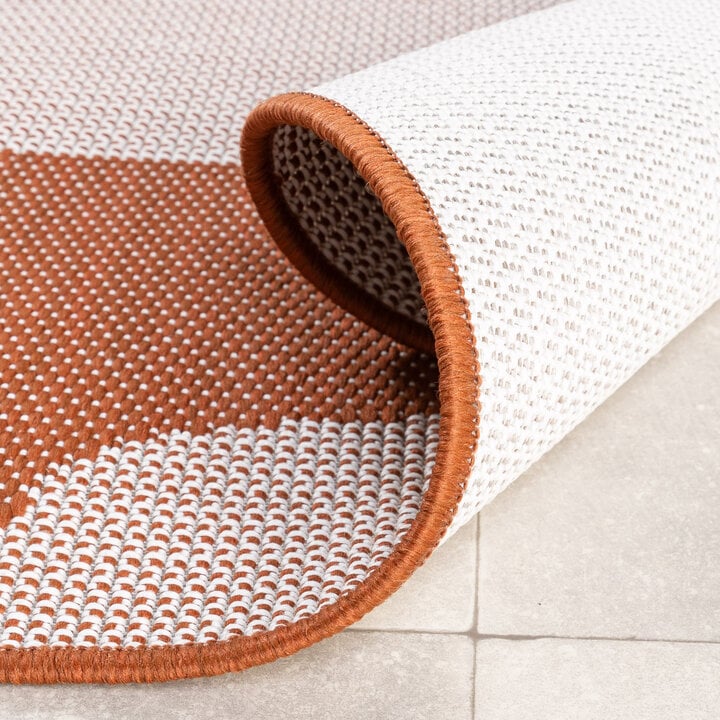 Dywan zewnętrzny - Summer Swirl Terakota - 7