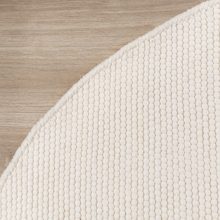 Dywan wełniany nieregularny - Feline Biały - 5