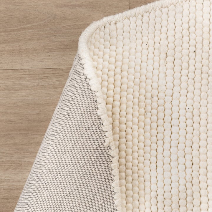 Dywan wełniany nieregularny - Feline Biały - 6