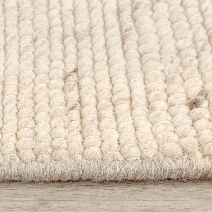 Dywan wełniany nieregularny - Feline Biały/Melanż - 4