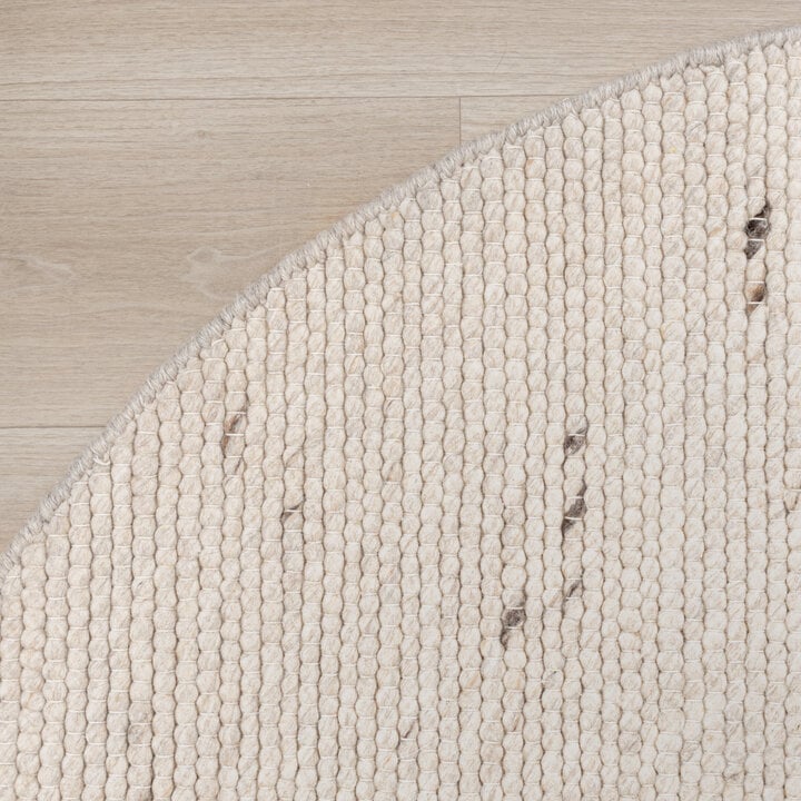 Dywan wełniany nieregularny - Feline Biały/Melanż - 5