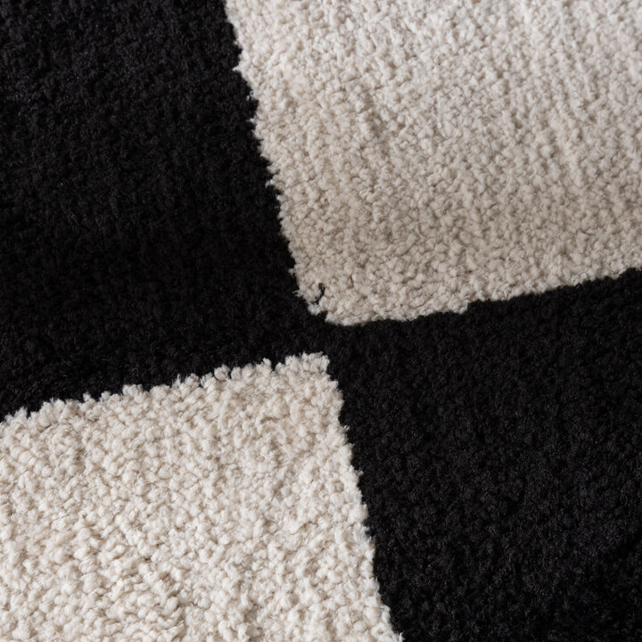 Dywan szachownica - Blox Czarny - 3