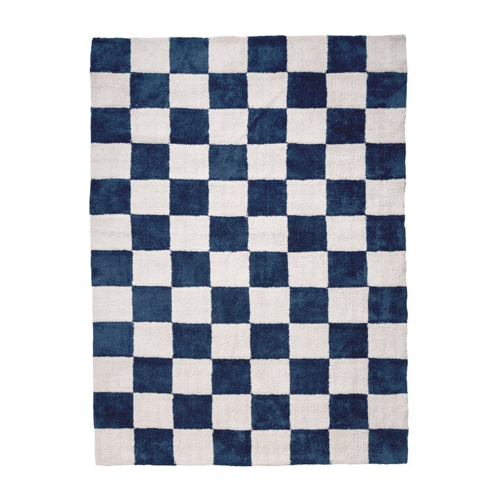 Dywan szachownica - Blox Niebieski - 1