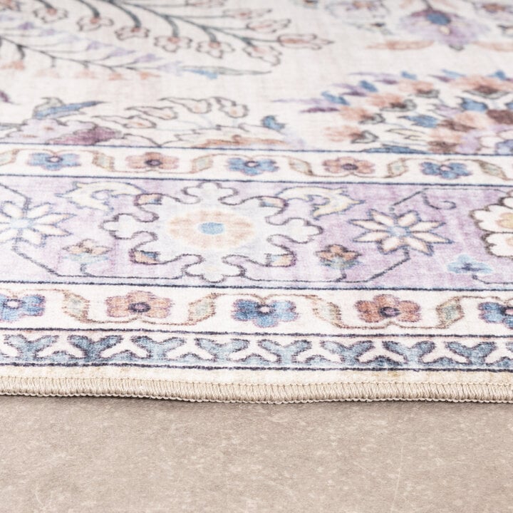 Dywan zewnętrzny vintage - Santo Flora Biały - 5