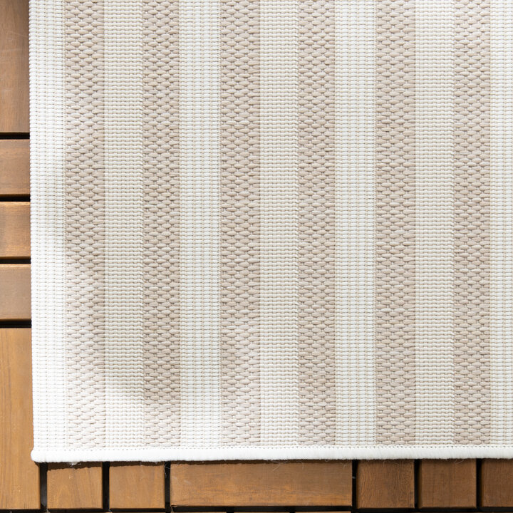 Dywan zewnętrzny - Capri Curves Beżowy/Kremowy - 5