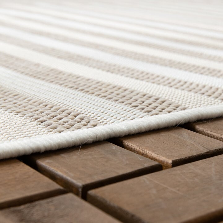 Dywan zewnętrzny - Capri Curves Beżowy/Kremowy - 6