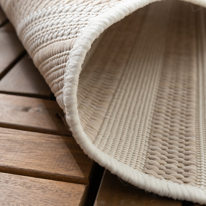 Dywan zewnętrzny - Capri Curves Beżowy/Kremowy - 7