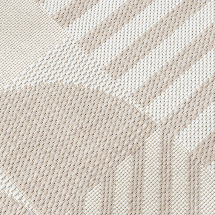 Dywan zewnętrzny - Capri Lines Beżowy/Kremowy - 3