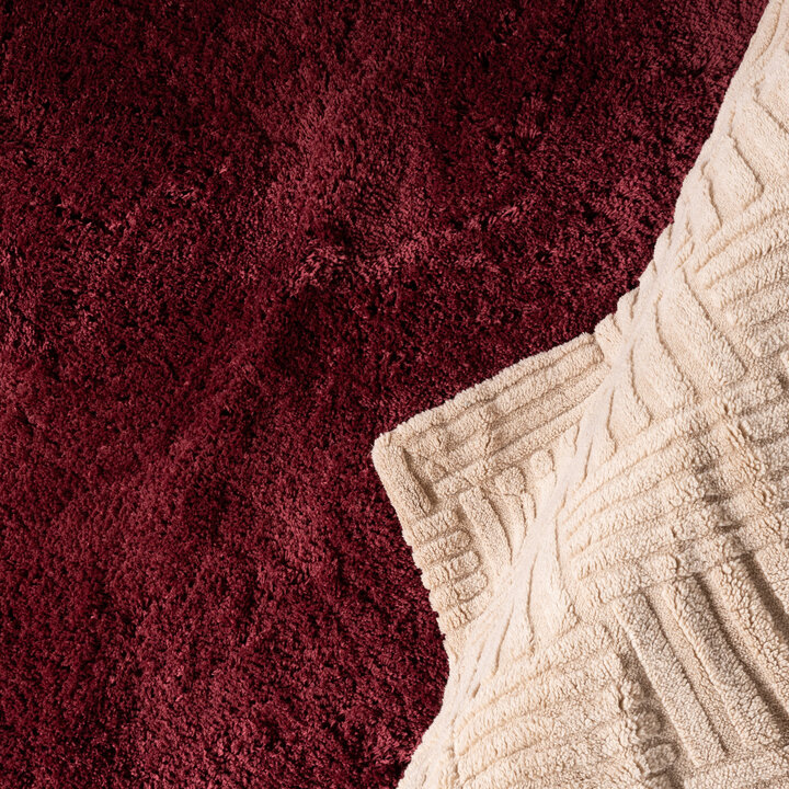 Dywan do salonu - Ziggy Czerwony - 2
