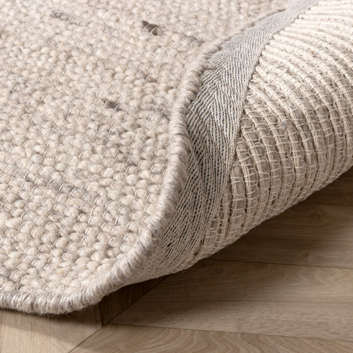 Dywan wełniany nieregularny - Feline Biały/Melanż - 6