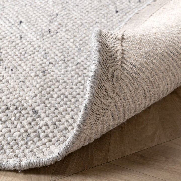 Dywan wełniany okrągły - Feline Szary/Melanż - 4