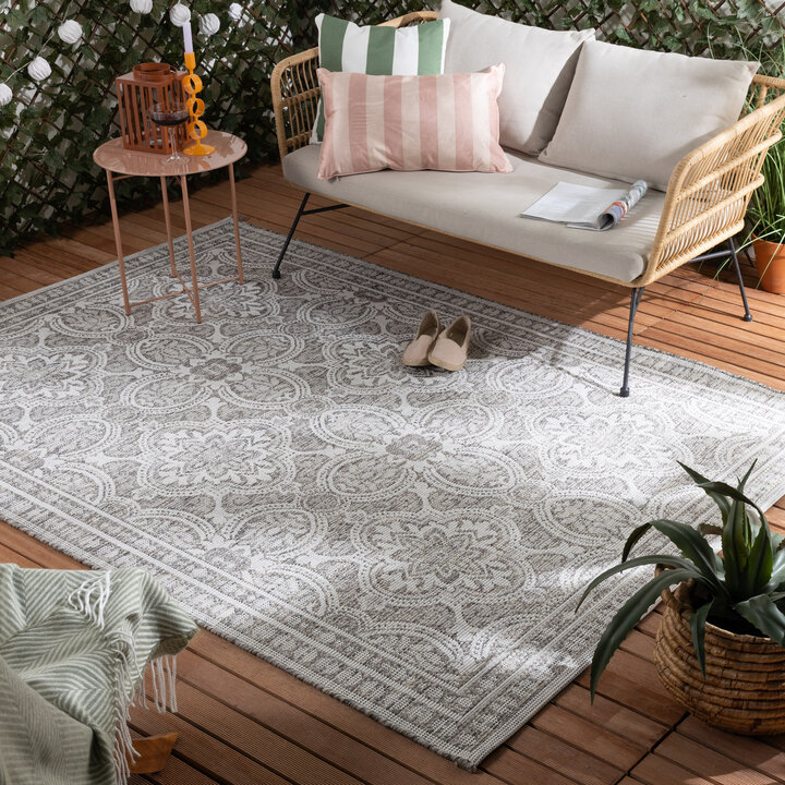 Dywan zewnętrzny - Summer Oriental Jasnoszary