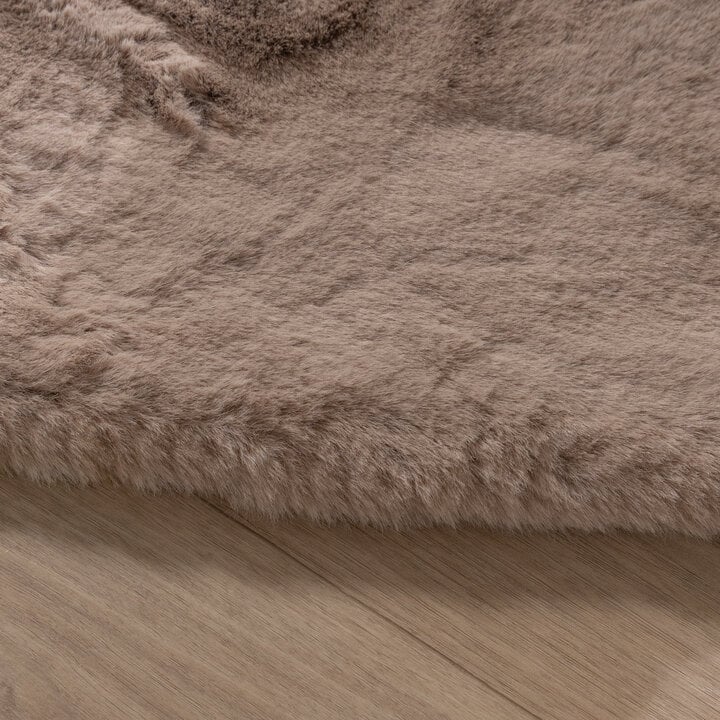 Dywan owalny z długim włosiem - Comfy Supreme Taupe - 5