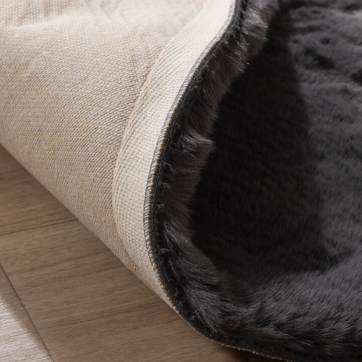 Dywan okrągły z długim włosiem - Comfy Supreme Antracyt - 6