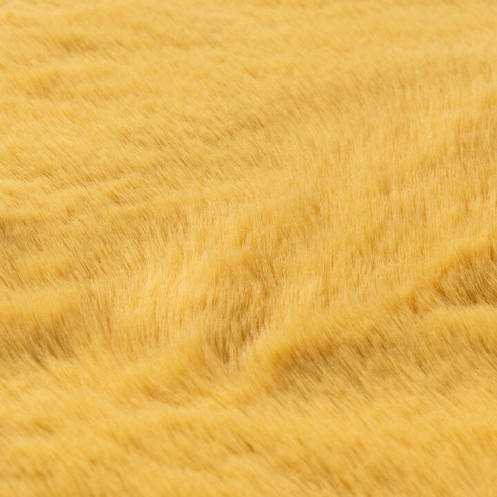 Dywan okrągły z długim włosiem - Comfy Supreme Żółty - 3