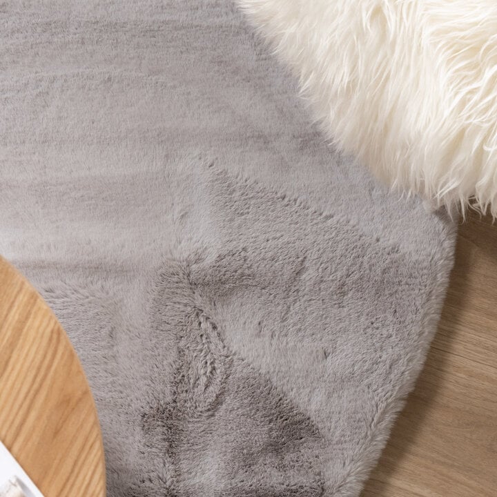 Dywan okrągły z długim włosiem - Comfy Supreme Szary - 2