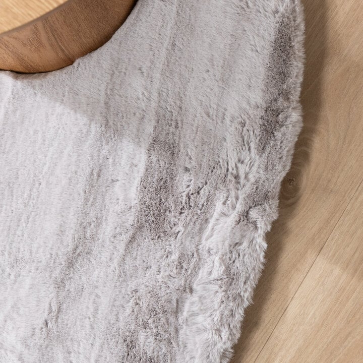 Dywan okrągły z długim włosiem - Comfy Supreme Szary - 4