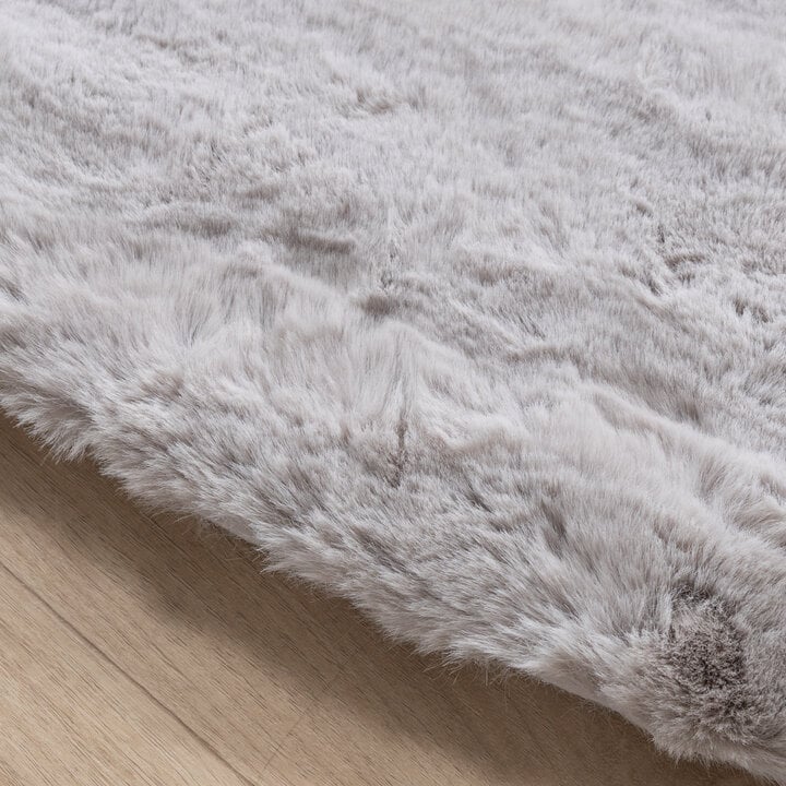 Dywan okrągły z długim włosiem - Comfy Supreme Szary - 5