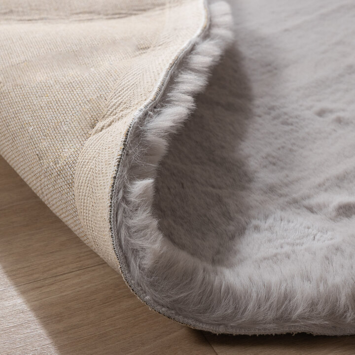 Dywan okrągły z długim włosiem - Comfy Supreme Szary - 6