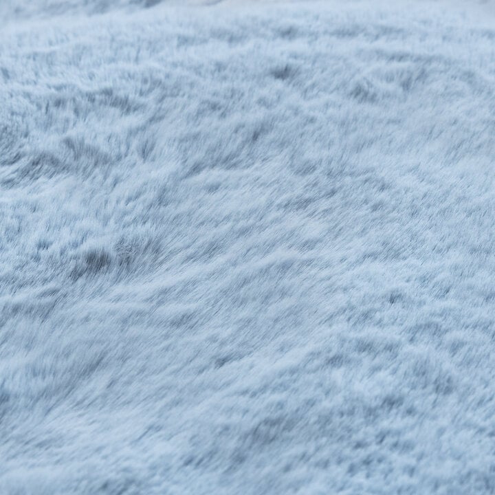 Dywan okrągły z długim włosiem - Comfy Supreme Jasnoniebieski - 3