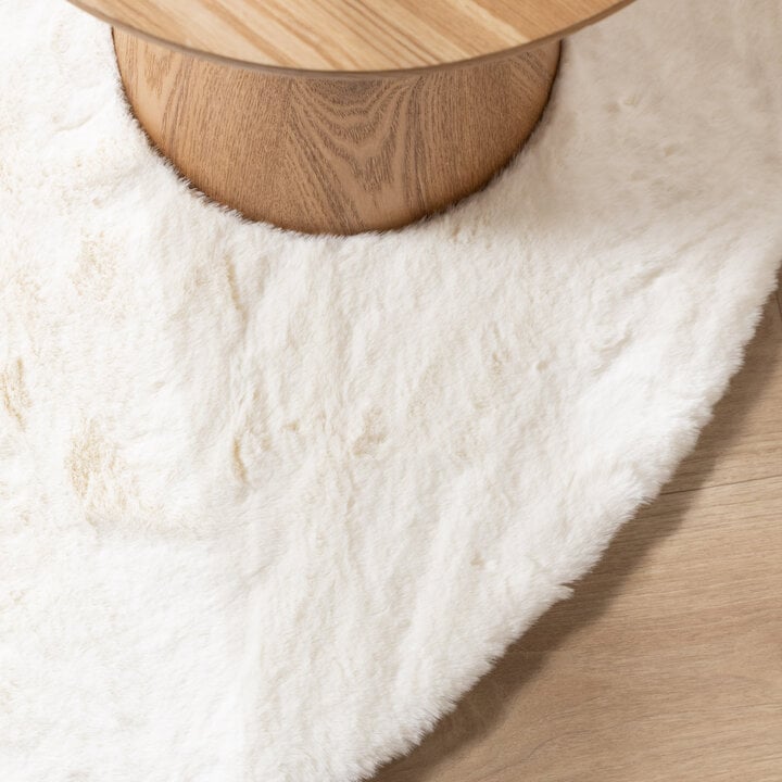 Dywan okrągły z długim włosiem - Comfy Supreme Biały - 4