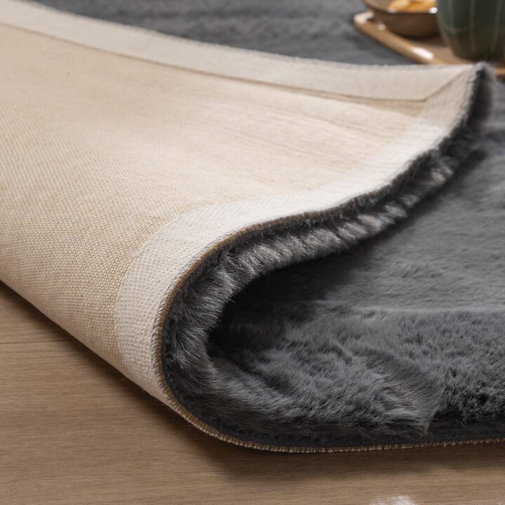 Miękki dywan z długim włosiem - Comfy Supreme Antracyt - 6