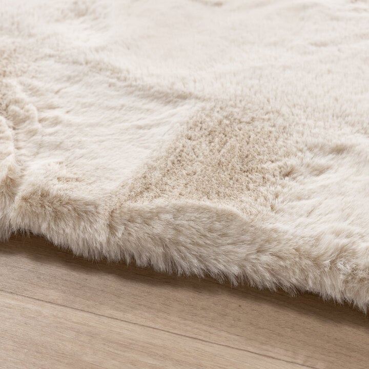 Miękki dywan z długim włosiem - Comfy Supreme Kremowy - 5