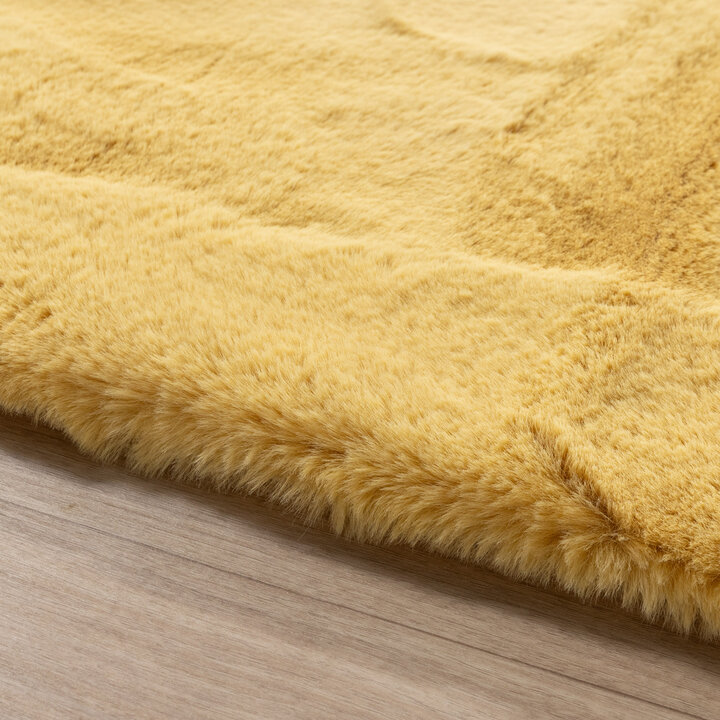 Miękki dywan z długim włosiem - Comfy Supreme Żółty - 5