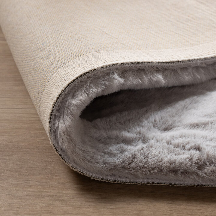 Miękki dywan z długim włosiem - Comfy Supreme Szary - 6