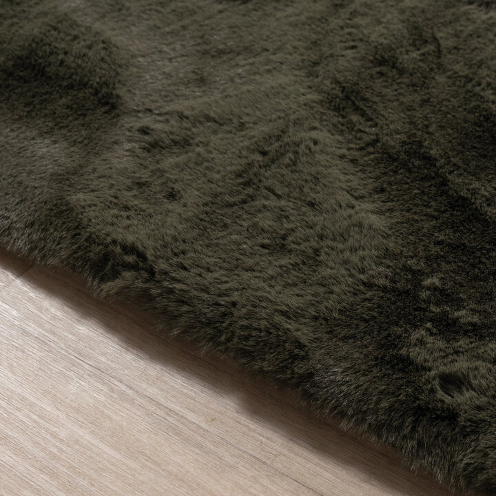 Miękki dywan z długim włosiem - Comfy Supreme Zielony - 5