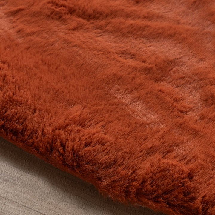 Miękki dywan z długim włosiem - Comfy Supreme Terakota - 4