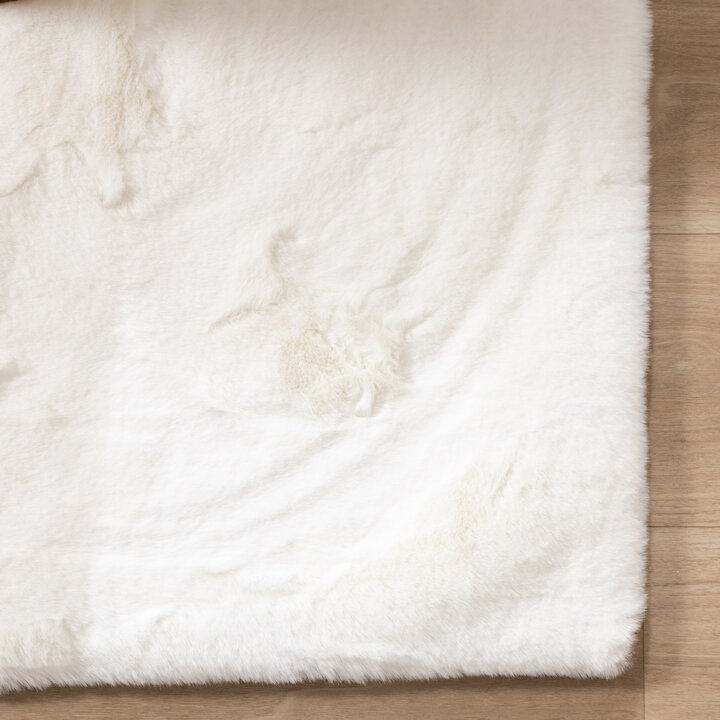 Miękki dywan z długim włosiem - Comfy Supreme Biały - 4