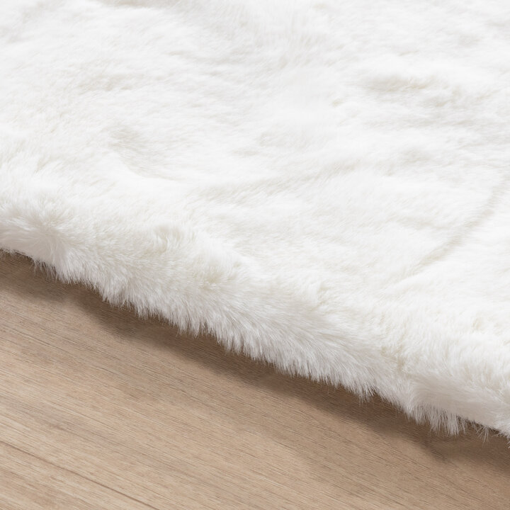 Miękki dywan z długim włosiem - Comfy Supreme Biały - 5