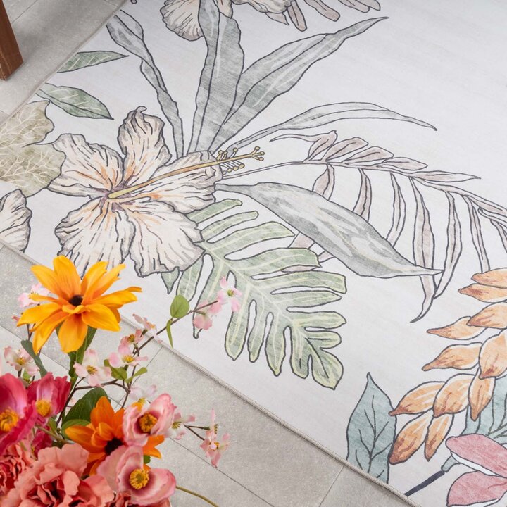 Dywan zewnętrzny - Poppy Kremowy - 2