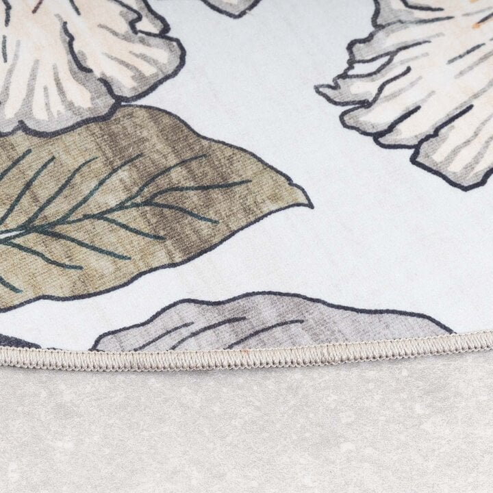 Dywan zewnętrzny okrągły - Poppy Kremowy - 5