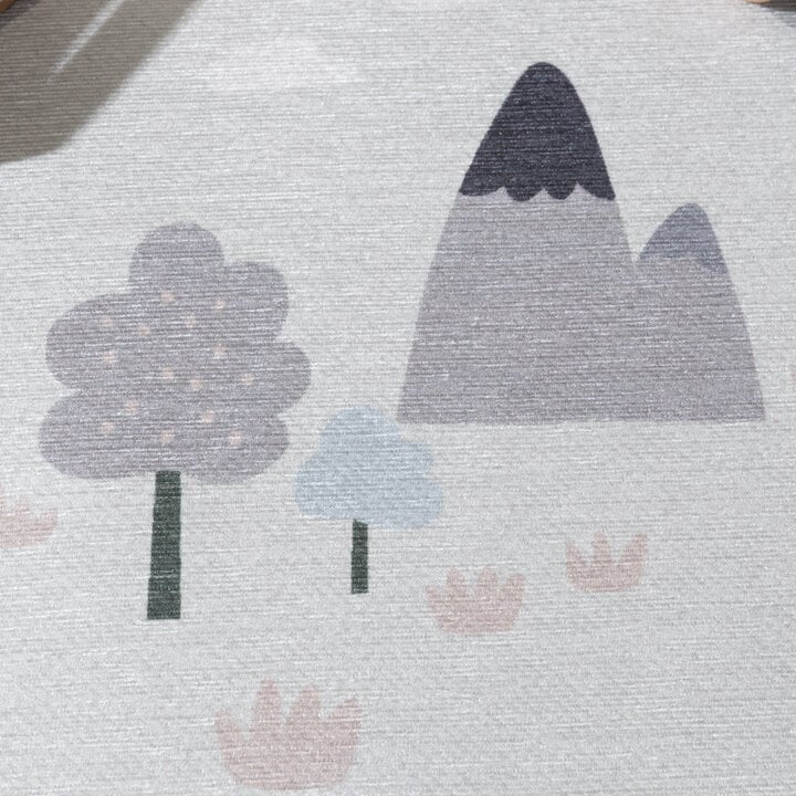 Okrągła mata do zabawy auto - Rocky Ride Biała - 4