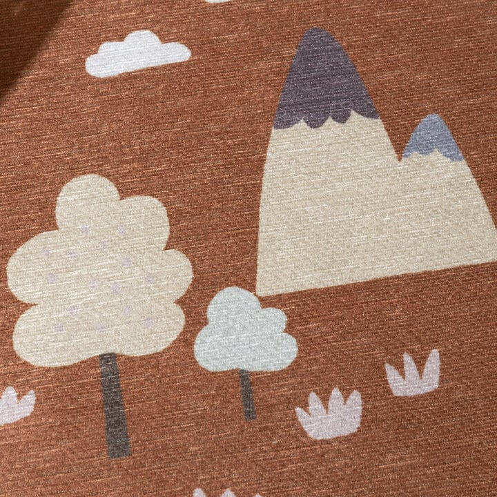 Okrągła mata do zabawy auto - Rocky Ride Terakota - 4