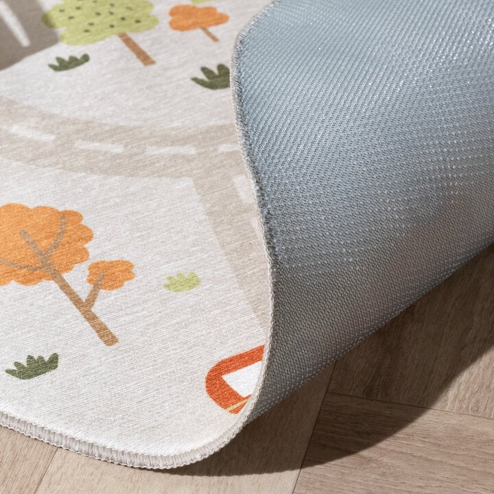 Okrągła mata do zabawy auto - Rocky Ride Szara - 7