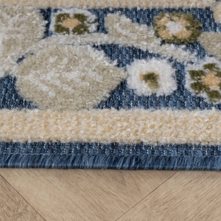 Dywan zewnętrzny - Bloom Oriental Niebieski - 5