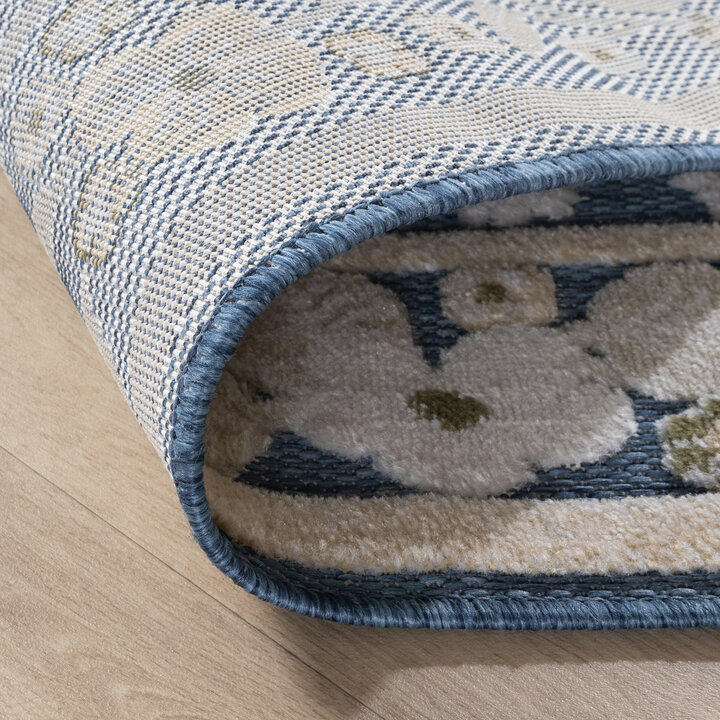 Dywan zewnętrzny - Bloom Oriental Niebieski - 6