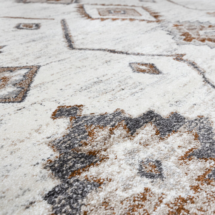 Dywan z długim włosiem - Blend Aztec Terakota - 4