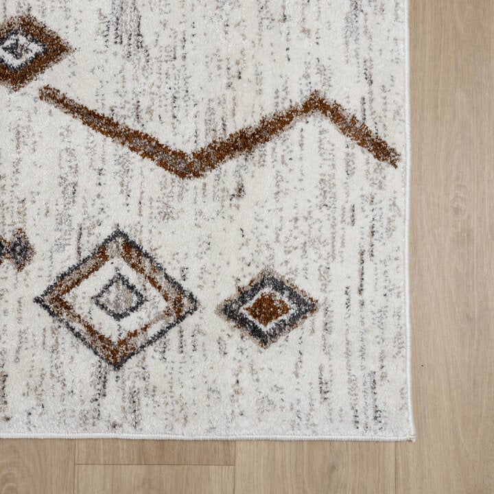 Dywan z długim włosiem - Blend Aztec Terakota - 5