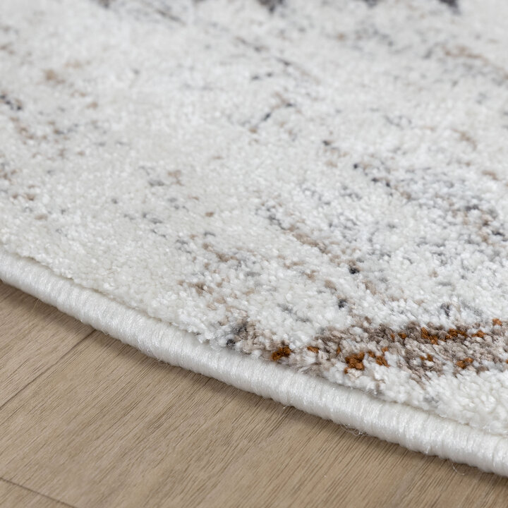 Okrągły dywanik berberyjski - Blend Aztec Terra - 6