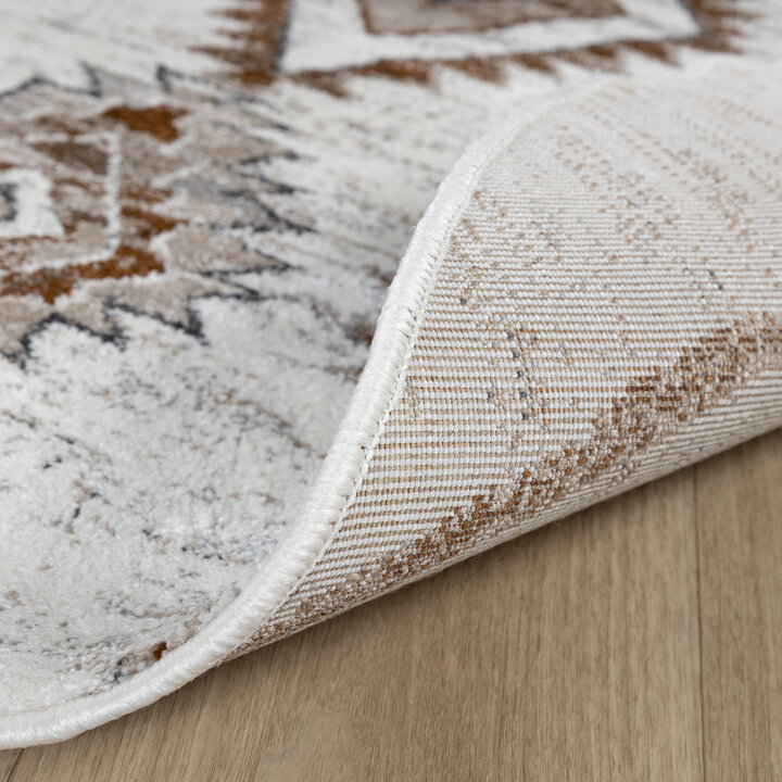 Okrągły dywanik berberyjski - Blend Aztec Terra - 7