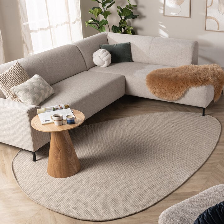 Dywan wełniany nieregularny - Bliss Kremowy/Biały