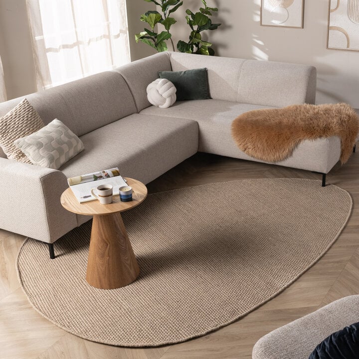 Dywan wełniany nieregularny - Bliss Beżowy/Brązowy